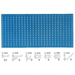 Pannello Portautensili Forato Con Ganci Porta Attrezzi Officina Garage Per Banco