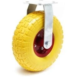 Rotella Di Supporto Anti-foratura 258x78mm Con Supporto Fisso E Disco In Metallo