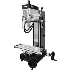 Fresatrice Verticale SOGI S3-70D Con Motore Brushless 230 V - Maschiatura - Testa Inclinabile