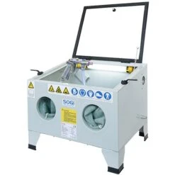 Sabbiatrice Da Banco Professionale SOGI S-56 Con Accessori Cabina Di Sabbiatura