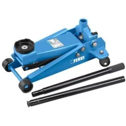 Sollevatore Cric Idraulico A Carrello Ribassato Portata 3 Ton FERVI C038/30