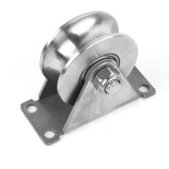 Puleggia Della Ruota Della Scanalatura Puleggia In Acciaio Inossidabile Puleggia Singola Super Silenziosa (1 Confezione)