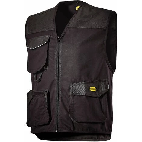 Diadora Utility - GILET - VEST MOVER M - Black - immagine 4