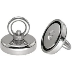 Magneti Da Pesca Al Neodimio Super Resistenti Magneti Per Terre Rare Per Impieghi Gravosi Con Golfari Svasati Per Recupero Magnetico Da Pesca 1 Pz (20 Mm)