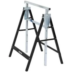 CAVALLETTO DA LAVORO ACCIAIO TELESCOPICO PIEGHEVOLE H130cm 180kg KREATOR