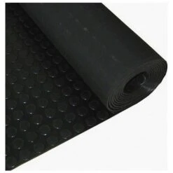 Wolfpack Cerchi Da Pavimento In Gomma 1,20x10 Metri 3 Mm. Colore Nero Spesso