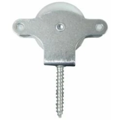 Carrucola Stendibiancheria Wolfpack Zincata 40 Mm. Puleggia In Plastica Con Bullone A Vite
