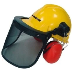 Casco Con Visiera, Visiera In Rete E Protezione Dell'udito