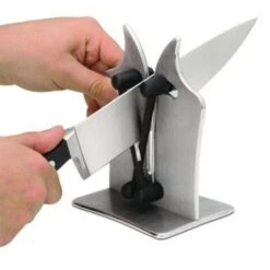 Trade Shop - Affila Coltelli Acciaio Affilatura Cucina Utensile Affilatore Coltello Forbici