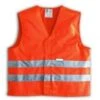 Trade Shop - Giubbotto Gilet Arancione Emergenza Catarifrangente Riflettente Auto Moto Bici