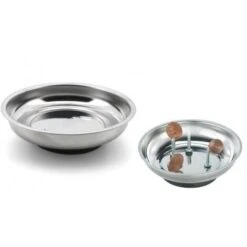 Trade Shop - Ciotola Vaschetta Magnetica Diametro 150 Mm Tondo Magnetico Montaggio Vaschette Porta Utensili Minuterie