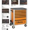 Beta C24S O7/M Cassettiera Mobile Con Assortimento 309 Utensili