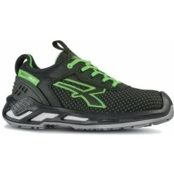 Scarpe Da Lavoro U-Power Bryan S3 CI ESD SRC - 35 - Antracite/Verde