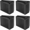 4 Pezzi Piedini Per Scaletta Piedini Per Scaletta In PVC Cuscinetti In Gomma Antiscivolo Piedini Di Ricambio Per Scala Universale Gomma Antiscivolo Per Scaletta
