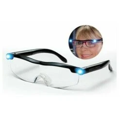 Occhiali Da Lettura, Lenti D'ingrandimento Luci A LED, Lente D'ingrandimento Da Lettura 160% Ingrandimento, Lente D'ingrandimento Illuminata, Tutti I Lavori Di Precisione, Riparazioni, Cucito, Orologi