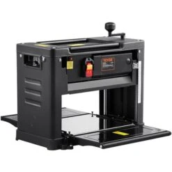 VEVOR Pialla A Spessore 1800W Per Legno Altezza Regolabile Lama In Acciaio Al Carbonio, Pialla Filo Spessore 15 Amp 1800 W 23500 Giri/min, Pialla A Spessore Per Lavorazione Di Legno Larghezza 33 Cm