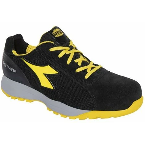 Diadora Utility - SCARPA - GLOVE MDS TEXT LOW S1P HRO SRC 43 - COAL/GREEN FLUO - immagine 2