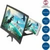 Lente D'ingrandimento Per Schermo, 12 "- Amplificatore Dello Schermo Per Smartphone Lente Di Ingrandimento Per Proiettore Supporto Per Telefono Con Schermo 3D Zoom Lente D'ingrandimento Per T