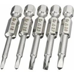 Set Di Punte Per Cacciavite Elettrico A Testa Triangolare Con Codolo Esagonale Da 5 Pezzi Set Di Punte Triangolari In Acciaio S2 Da 50 Mm Punte Per Cacciavite Magnetico Con Codolo Esagonale Da 6,35 Mm