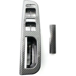 Sostituzione Pannello Interruttore Finestrino Guida Destra E Striscia Laterale Maniglia Porta Anteriore Destra Per Volkswagen Polo Golf 4 Colore Carbonio