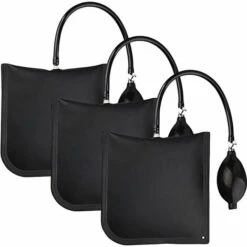 Cuscino Di Montaggio, Cuscino D'aria Di Sollevamento Della Pompa A Cuneo D'aria Per L'installazione Dell'otturatore In Metallo Nero (trachea 25 Cm) 3 Pezzi,