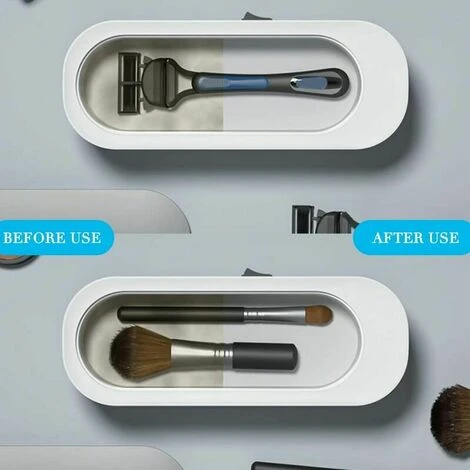 300ml Pulitore Ad Ultrasuoni Pulitore Ad Ultrasuoni Vassoio Ad Ultrasuoni Protesi Collana Anelli Orologio Da Tavola Monete - immagine 3