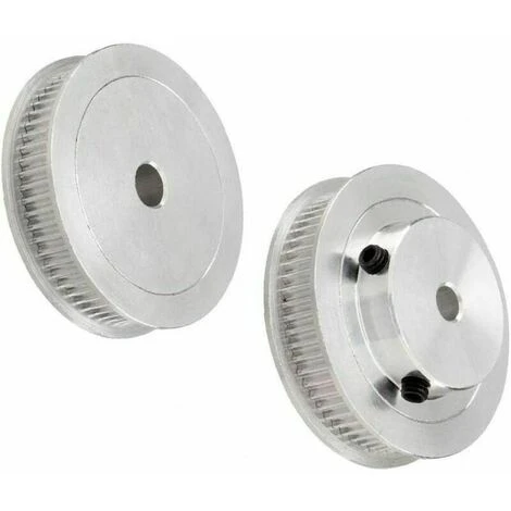 2gt Ruota Sincrona 20 60 Denti Foro Puleggia Sincrona In Alluminio GT2 Sistema Puleggia Cinghia Dentata - immagine 3