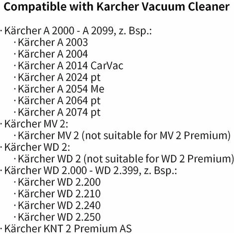 10 Sacchetti Per Aspirapolvere Per Sacchetto Filtro Kärcher 6.904-322.0 Per MV2, WD2 - immagine 3