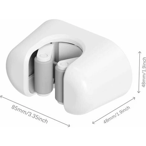3 Pezzi Porta Scopa Da Parete, Porta Scopa Da Parete/Porta Scopa, Organizer Per Forniture Per La Pulizia Autoadesivo Resistente Per, - immagine 3