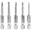 Guazhuni 5 Pz 50mm 6.35mm Coda Esagonale Magnetico Triangolo Cacciavite Bit Set S2 Acciaio Guazhuni