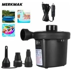 Gonfiatore Per Pompa Ad Aria Elettrica, Pompa Per Piscina Con 3 Ugelli Per Campeggio All'aperto - Casa - Auto - 220V