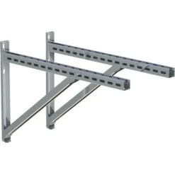 Supporto A Parete Con Barra In Acciaio Inox 750 Mm