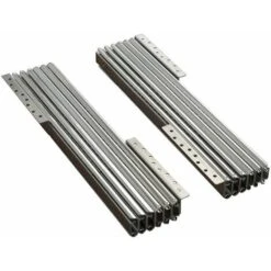 Guide Allungabili Telescopiche Per Tavoli Estensibili E Consolle A 6 Elementi Dimensione Disponibile: 6 Elementi 30 Cm