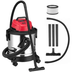 Aspiratutto Professionale 20 Litri Aspira Solidi E Liquidi Funzione Soffiatore