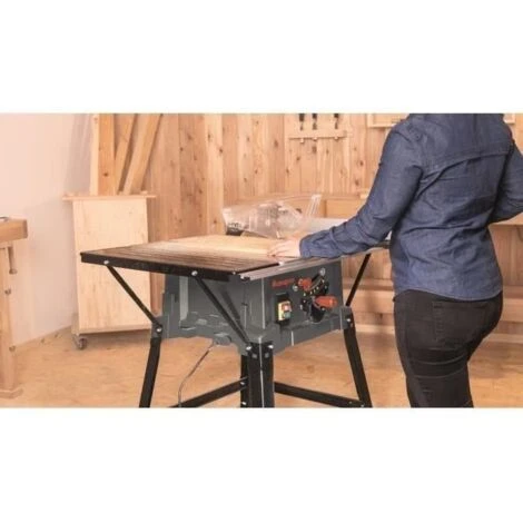 Visualizzazione Circolare Sulla Tabella Manupro - 2000w - 2 Lame 254 Mm - Laser Integrato - immagine 4