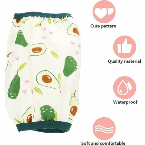 3 Paia Maniche Adorabili Per Bambini Maniche Per Bambini Impermeabili Maniche Per Bambini Impermeabile Maniche Per Bambini In Cartone Animato (17cm) - immagine 4