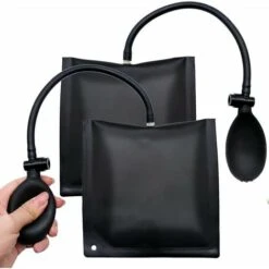 Cuscino Di Sollevamento, 2 Pezzi Cuscino Gonfiabile Per Pompa D'aria TPU Strumento Accessorio Automatico Supporto Cuscini D'aria Per Porte Finestre Mobili Frigorifero Verde Nero 15 16CM